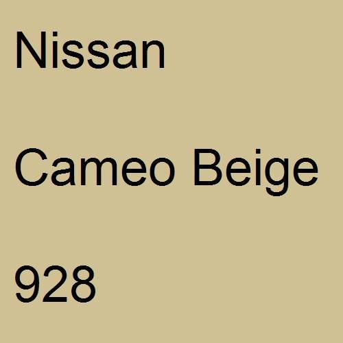 Nissan, Cameo Beige, 928.